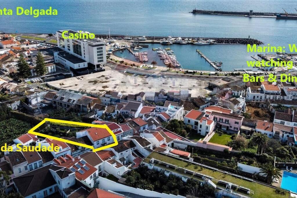 City Center, 200 Meters To Marina, Walk To Everything, Private Yard And Garden Ponta Delgada Eksteriør billede
